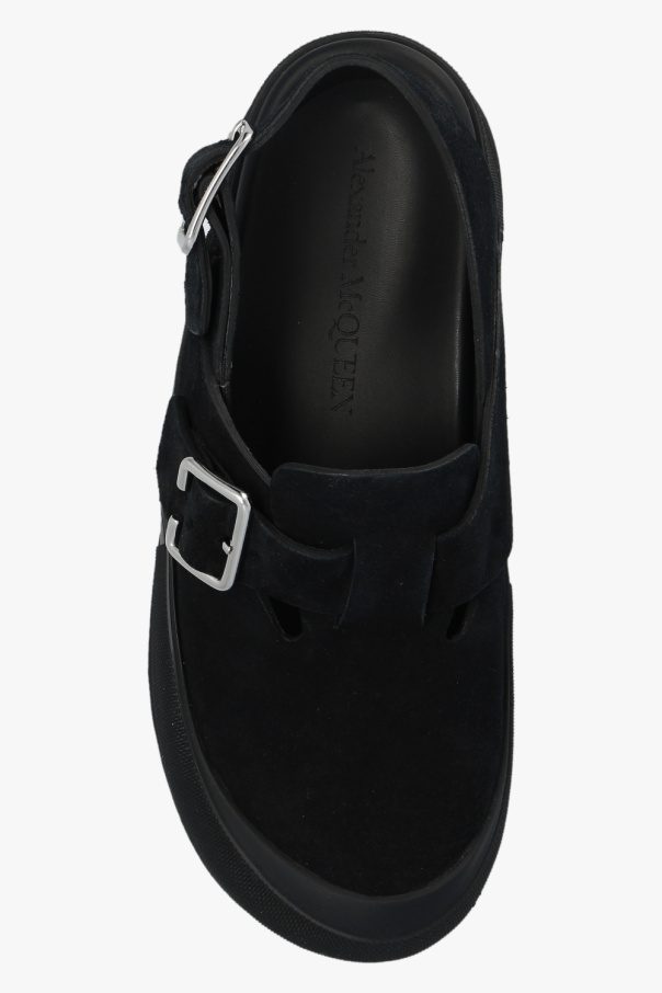 【送料無料キャンペーン】 platform Slick' 'Mount Black sandals McQueen Alexander ポケモンカードゲーム